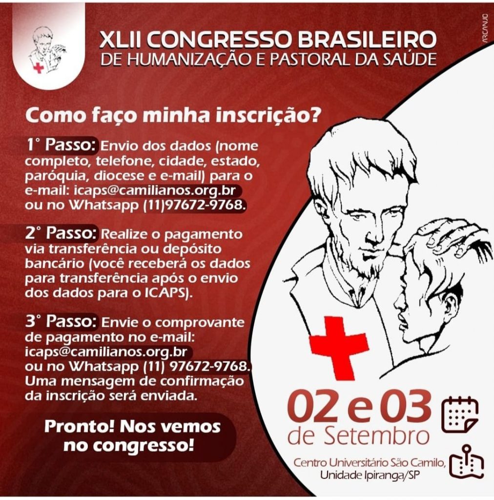Arte/Divulgação de como fazer a inscrição para o Congresso